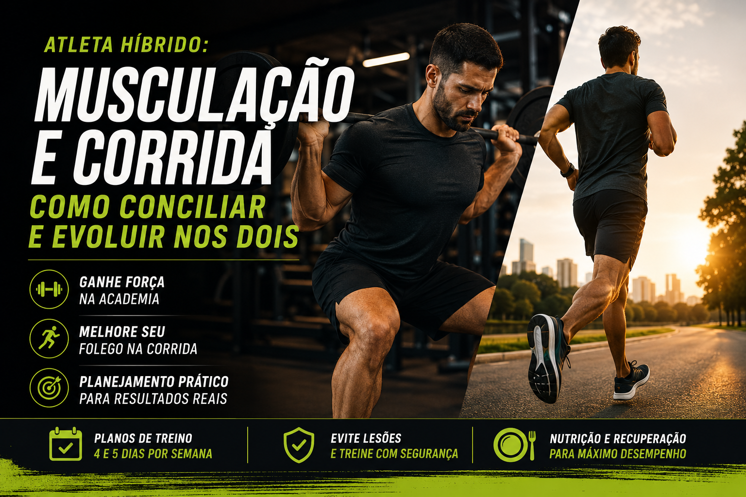 Musculação e Corrida Juntos: Como Conciliar Sem Perder Performance em Nenhuma das Duas
