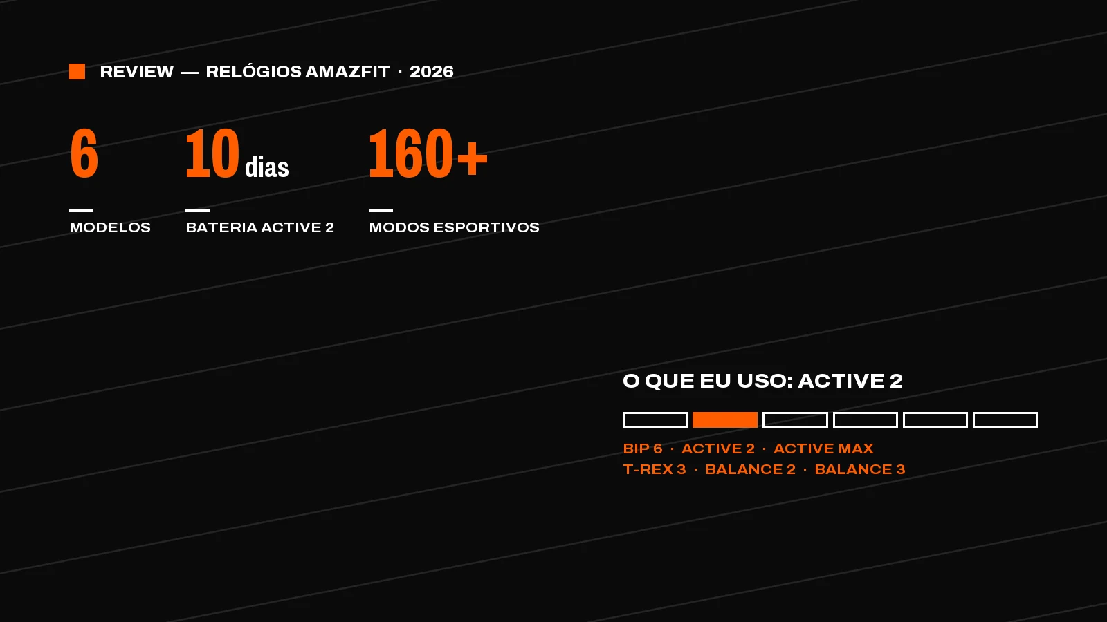 Melhores relógios Amazfit 2026: qual vale a pena?